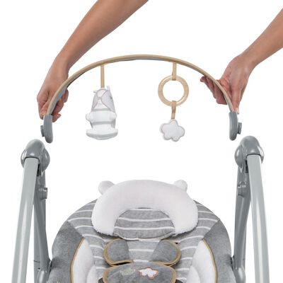 Ingenuity Hamaca columpio para bebés portátil Swing'n'Go Bella Teddy