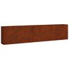 vidaXL Jardinera acero corten 360x40x80 cm