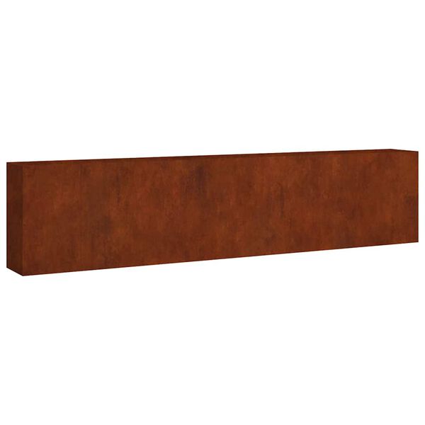 vidaXL Jardinera acero corten 360x40x80 cm