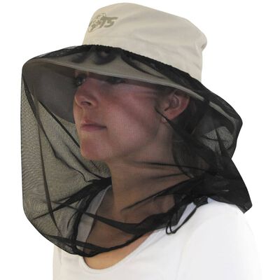 Travelsafe Gorro antimosquitos con protección solar UPF 50+ beige