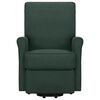 vidaXL Sill&oacute;n elevable tela verde oscuro