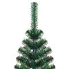 vidaXL &Aacute;rbol de Navidad artificial puntas iridiscentes PVC verde 120cm
