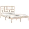 vidaXL Estructura de cama madera maciza 120x190 cm
