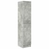 vidaXL Escritorio 2 pcs Gris Concreto
