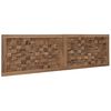 vidaXL Cabecero de Cama Natural Madera de teca maciza