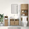 vidaXL Gabinete de Lavabo para Baño Roble artisan 80 x 30 x 60 cm