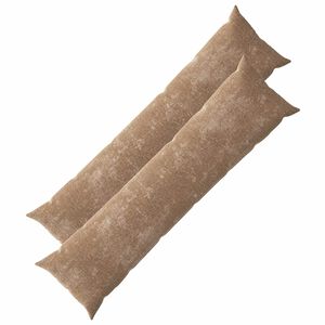 vidaXL Funda de almohada 2 uds. HEERLEN Marr&oacute;n 40 x 145 cm