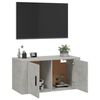 vidaXL Mueble para TV de pared gris hormig&oacute;n 80x34,5x40 cm