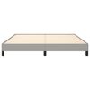 vidaXL Cama sin colch&oacute;n tela gris claro 160x200 cm
