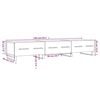 vidaXL Mueble de TV madera de ingeniería gris Sonoma 150x36x30 cm