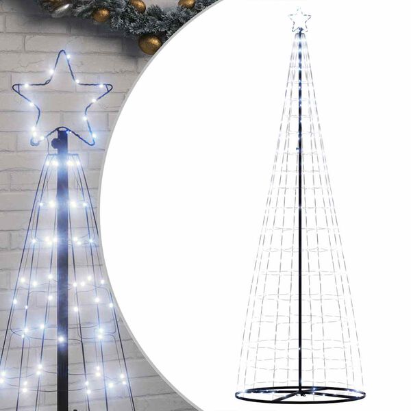 vidaXL Árbol de Navidad LED 550 LEDs blanco frío 300 cm