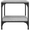 vidaXL Mesa de centro madera contrachapada gris Sonoma 50x50x40 cm