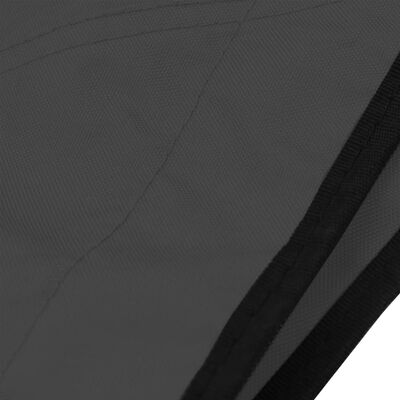 vidaXL Toldo Bimini de 4 arcos gris antracita 243x180x137 cm
