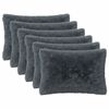 vidaXL Funda de almohada 6 pcs HEERLEN Gris antracita 40 x 60 cm