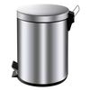 EKO Cubo de pedal Classic 5 L plateado mate
