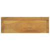 vidaXL Mueble con espejo madera maciza de teca 30x10x40 cm