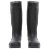 vidaXL Botas de agua negro n&uacute;mero 39 PVC