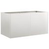 vidaXL Jardinera 80x40x40 cm acero inoxidable