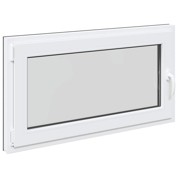 vidaXL Ventana de s&oacute;tano "RISOR" 110x70 cm oscilobatiente DIN izquierda antracita