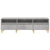 vidaXL Mueble de TV madera contrachapada gris hormig&oacute;n 150x30x44,5 cm