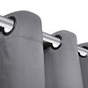 vidaXL Cortinas opacas 2 piezas con ojales de metal 135x175 cm gris