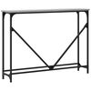 vidaXL Mesa consola madera de ingeniería gris Sonoma 102x22,5x75 cm
