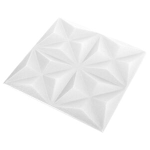 vidaXL Paneles de pared 48 pcs Origami 50 x 50 cm Espuma XPS