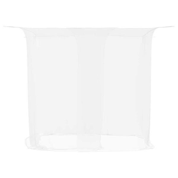 vidaXL Mosquitera colgante 156 malla blanca 220x200x210 cm
