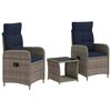 vidaXL Conjunto de Sof&aacute;s de Jard&iacute;n 3 uds.