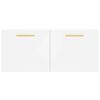 vidaXL Armario de pared madera de ingenier&iacute;a blanco 80x36,5x35 cm