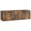 vidaXL Mueble para TV de pared Roble Ahumado 98 x 31 x 30 cm