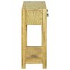 vidaXL Mesa consola de madera r&uacute;stica de roble 83x30x73 cm