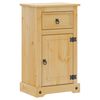 vidaXL Armario de ba&ntilde;o Corona madera maciza de pino 45x33x80 cm