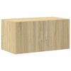 vidaXL Armario de madera de ingenier&iacute;a roble Sonoma 80x42,5x225 cm