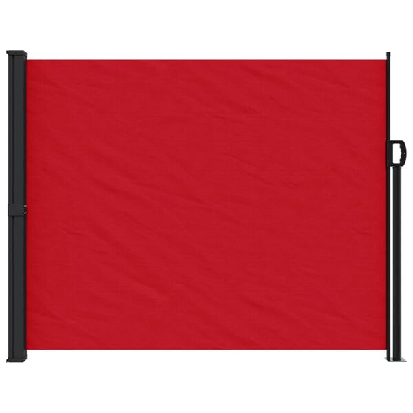 vidaXL Toldo lateral retr&aacute;ctil rojo 160x300 cm