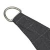 vidaXL Toldo de vela triangular tela Oxford gris antracita 5x5x6 m