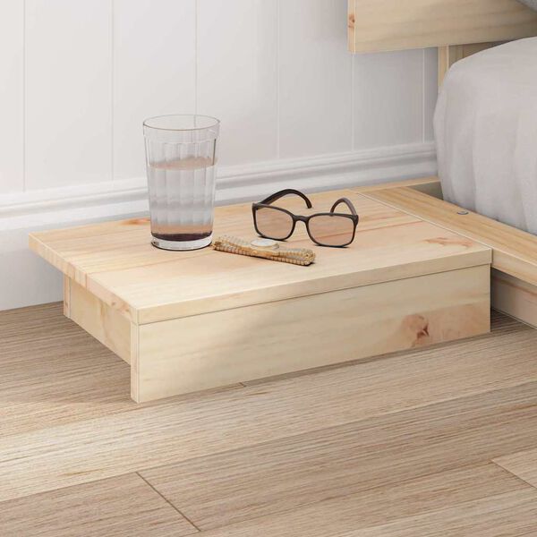 vidaXL Estructura de cama Marr&oacute;n 135 x 190 cm Madera