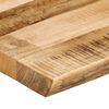 vidaXL Tablero de mesa borde natural madera maciza mango 110x60x2,5 cm