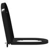 vidaXL Asiento de WC Ajustable Negro 48 x 36,5 x 4,5 cm Polipropileno