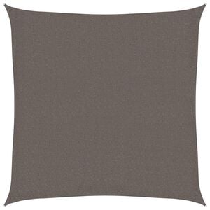 vidaXL Toldo de vela cuadrado HDPE 2x2 m gris antracita