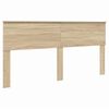 vidaXL Estructura de cama Roble Sonoma 200 x 200 cm Madera Ingenieril