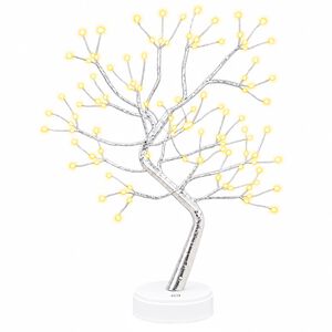 vidaXL Mini &aacute;rbol de Navidad starburst 2 uds. Plateado 12 x 50 cm