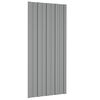 vidaXL Panel de techo 36 pcs Gris 100 x 45 cm Acero galvanizado