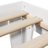 vidaXL Estructura de cama sin colch&oacute;n madera maciza blanca 90x190 cm