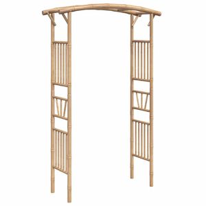vidaXL Arco para rosas de bamb&uacute; 118x40x187 cm