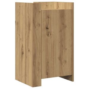 vidaXL Aparador Roble artesanal 45 x 35 x 75 cm