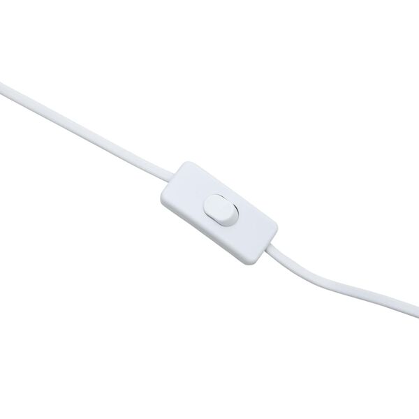 vidaXL L&aacute;mpara de pie sauce blanco E27 52 cm