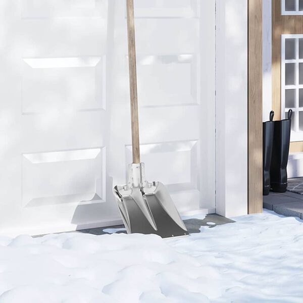 vidaXL Cabeza de pala 4 pcs Plateado 43 x 32,5 cm Aluminio