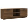vidaXL Mueble de TV madera contrachapada marr&oacute;n roble 102x35x36,5 cm