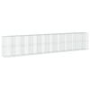 vidaXL Cesta gaviones con cubierta hierro galvanizado 1050x100x200 cm
